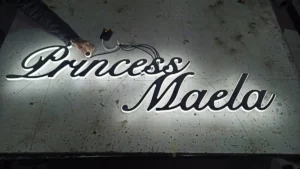 insegne lettere scatolate bari